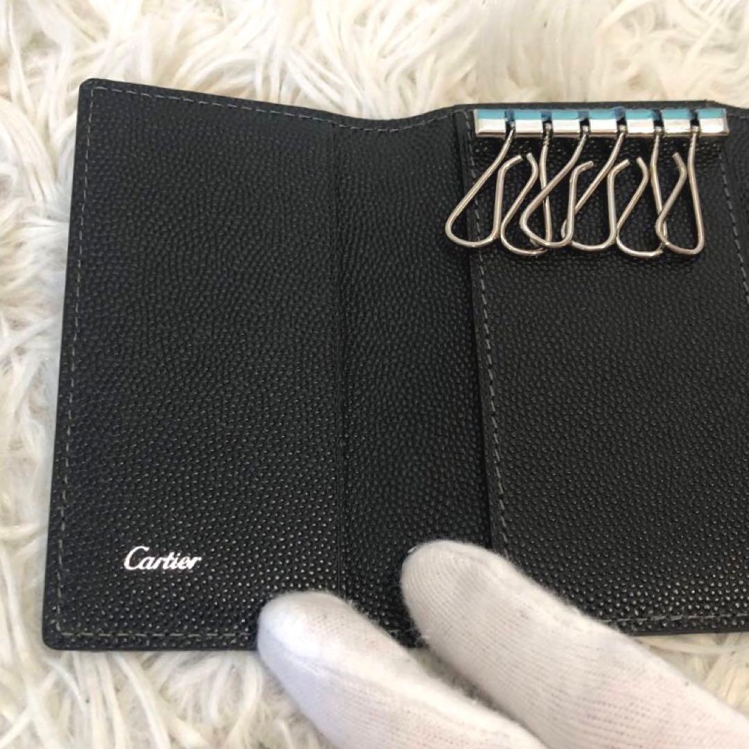 未使用✨カルティエ サントス　レザー　6連キーケース