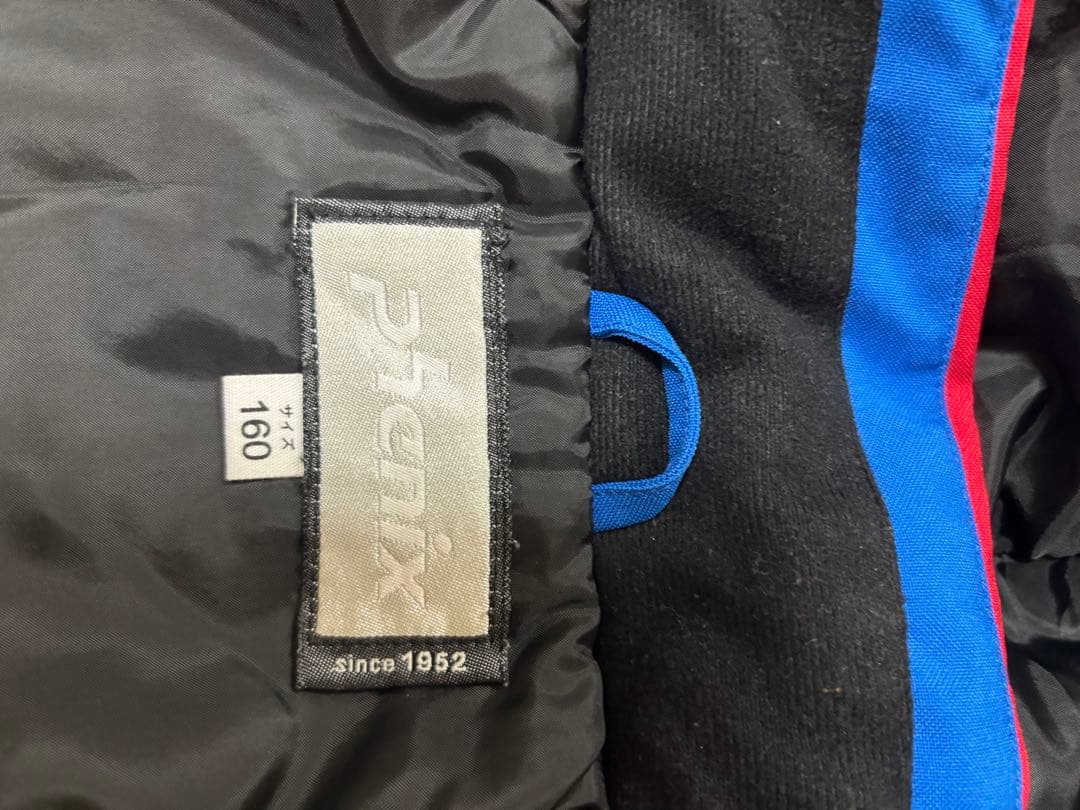 phenix 160 スキーウェア　子供　フェニックス　上下セット　キッズ　赤