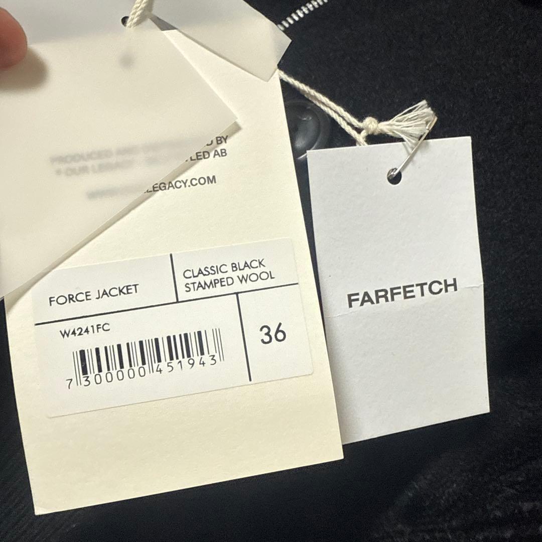 ジャケット・アウター ourlegacy 24aw force jacket 36