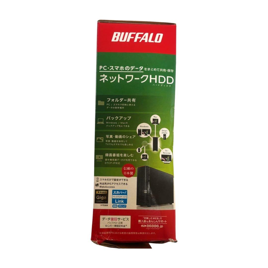 BUFFALO LS210D0401G 4TB ネットワークHDD