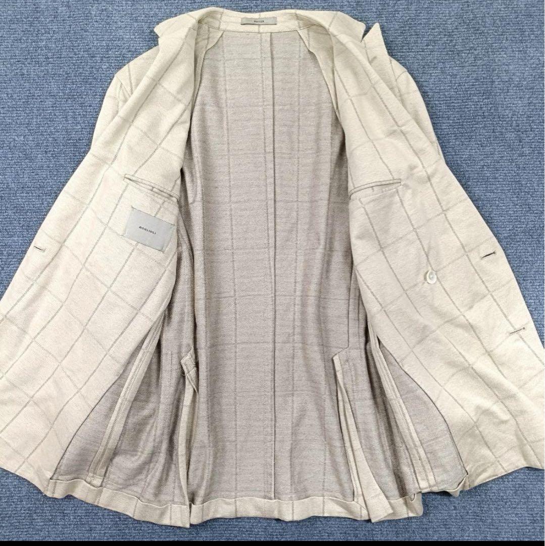 ボリオリ DOVER ダブルジャケットシルク混 アンコン サイズ48(46相当)