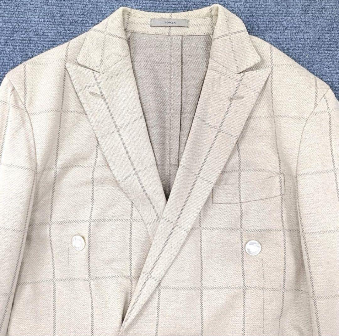 ボリオリ DOVER ダブルジャケットシルク混 アンコン サイズ48(46相当)