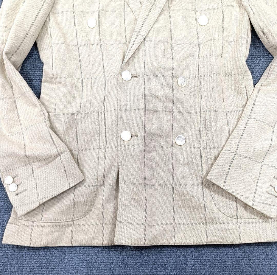 ボリオリ DOVER ダブルジャケットシルク混 アンコン サイズ48(46相当)