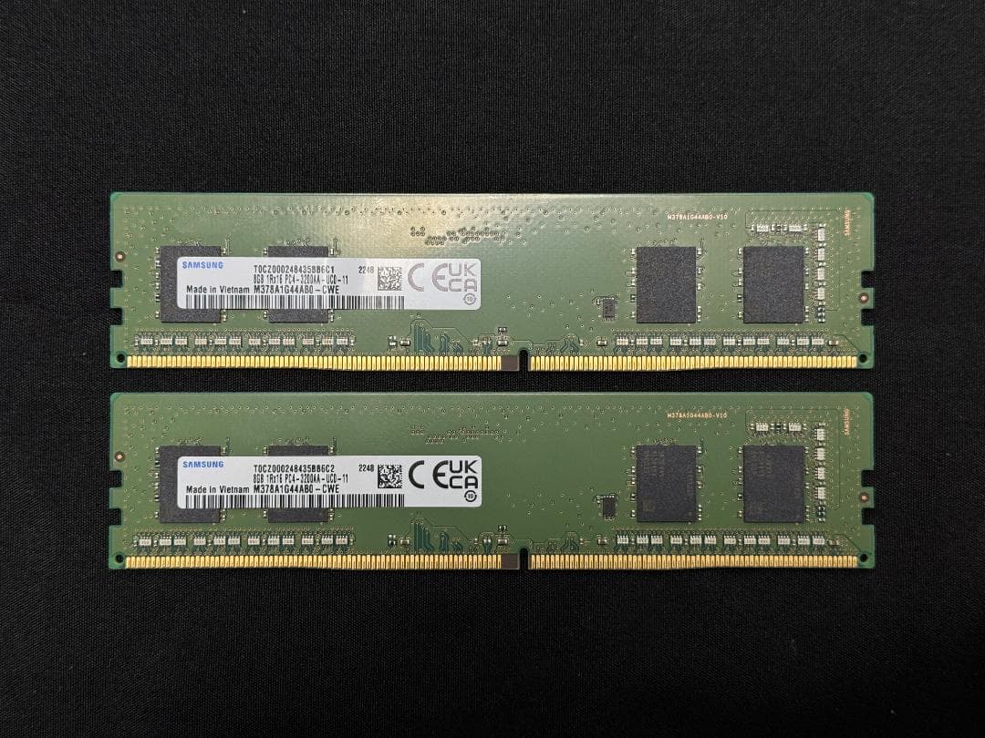 SAMSUNG DDR4-3200 8GB×2枚組