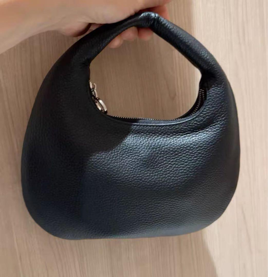 Aeta ブラックハンドバッグSz/-