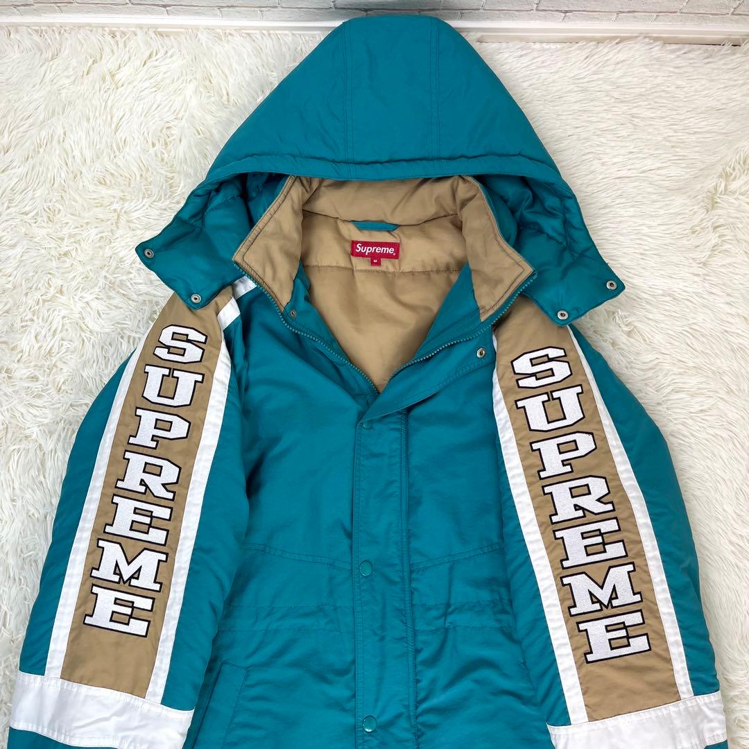 【希少】supreme SLEEVE LOGO SIDELINE PARKA M