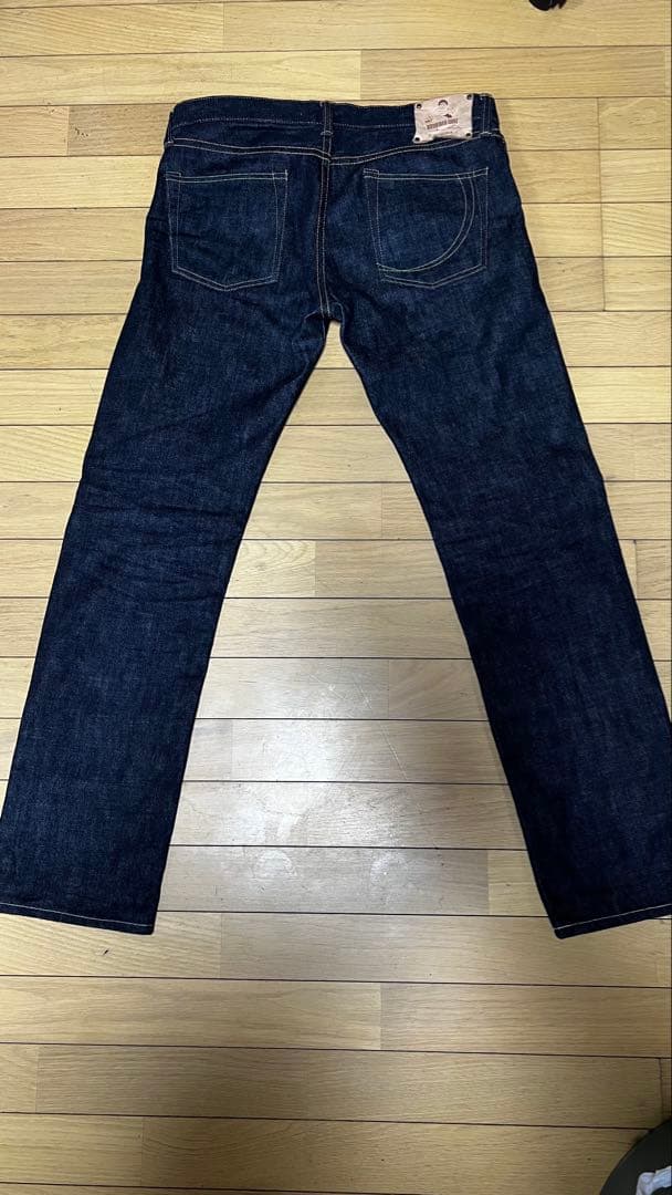 桃太郎ジーンズ 銅丹レーベル14.7oz 特濃セルビッチデニム W33
