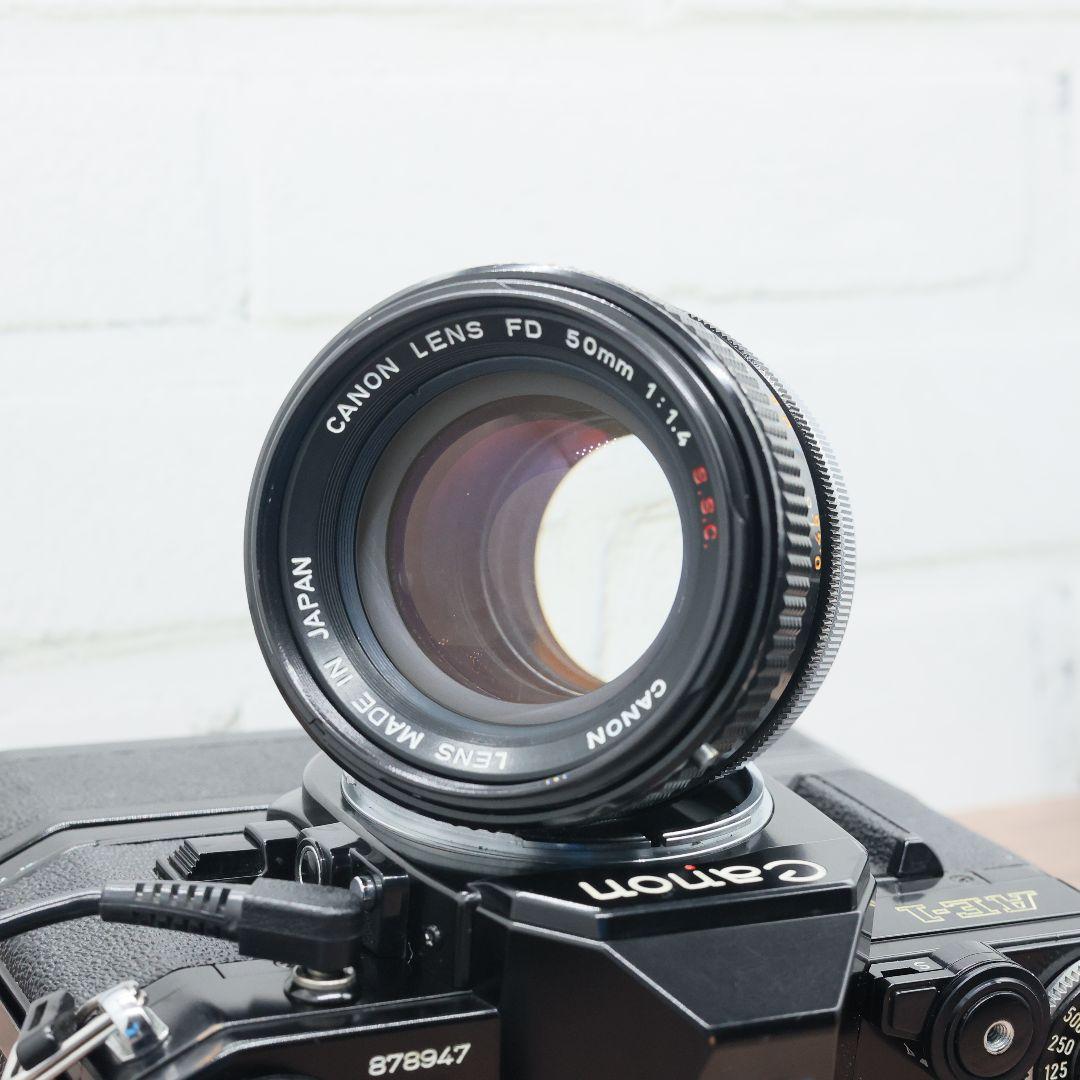 【完動品】Canon AE-1 bk / FD 50mm F1.4 S.S.C.