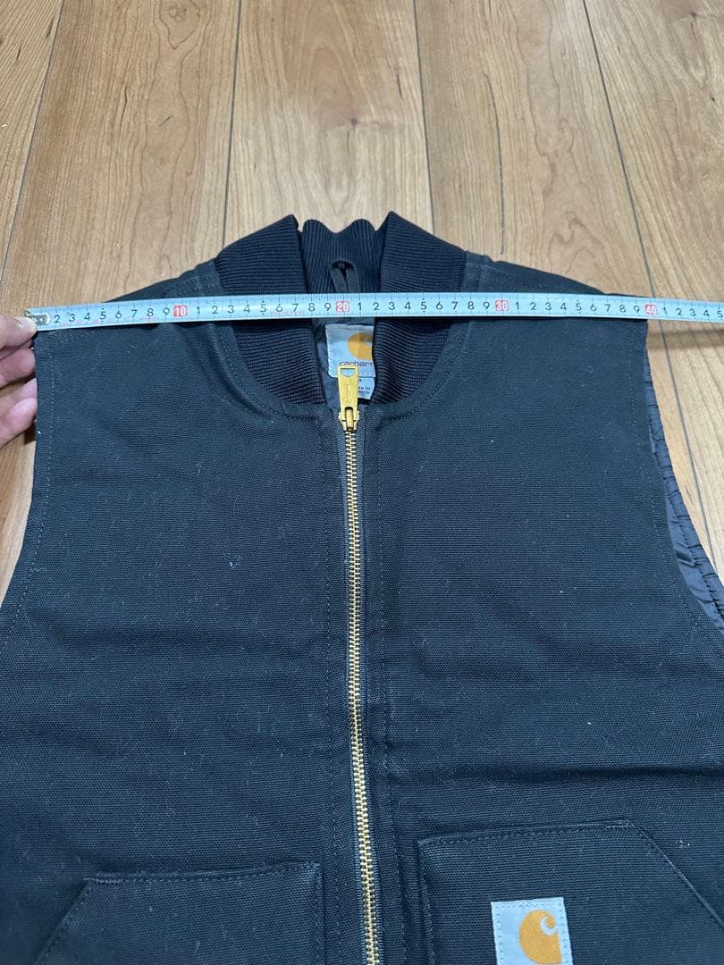 carhartt ダックベスト　ブラック　メキシコ製
