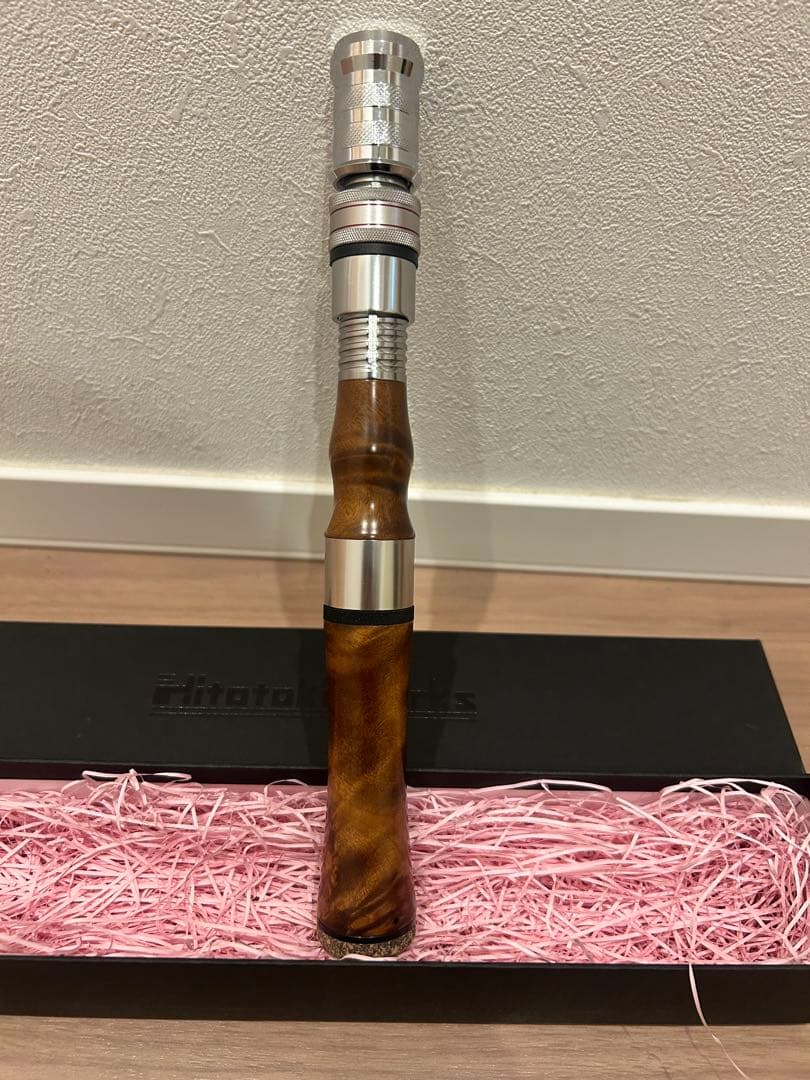 新品未使用 ヒトトキワークス スピニング グリップ バールウッド 渓流