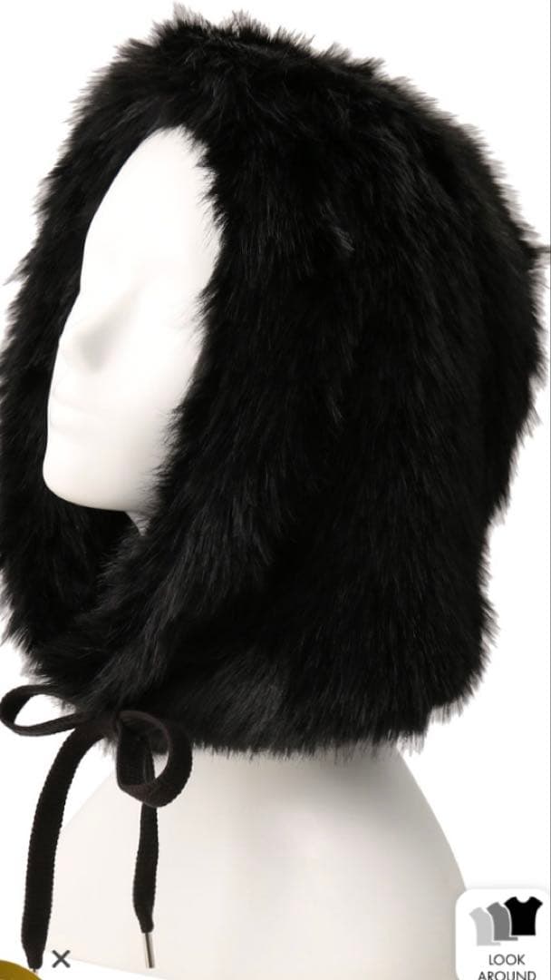 黒 ファー 帽子　キジマタカユキ