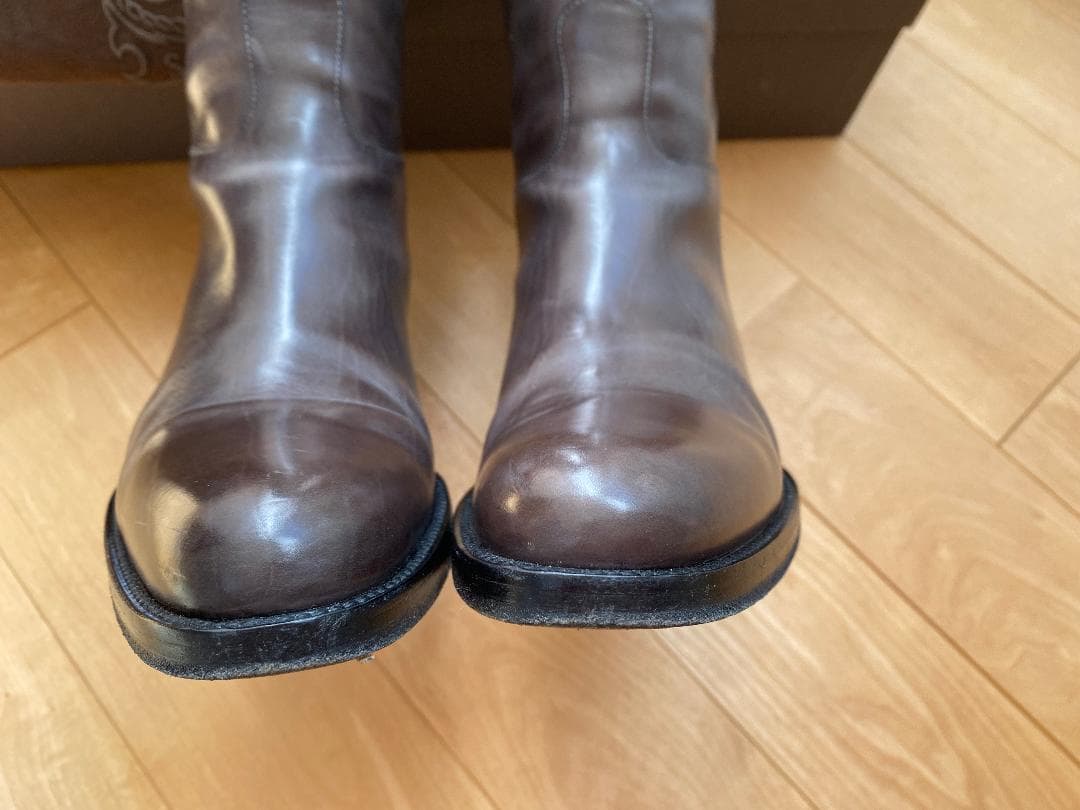 【美品】sartore シングルバックベルト・ロングブーツ／34 1/2 ①