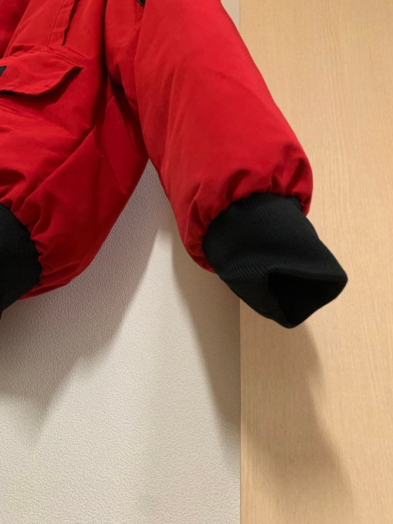   カナダグースダウンジャケット L/G レッド タグ有り