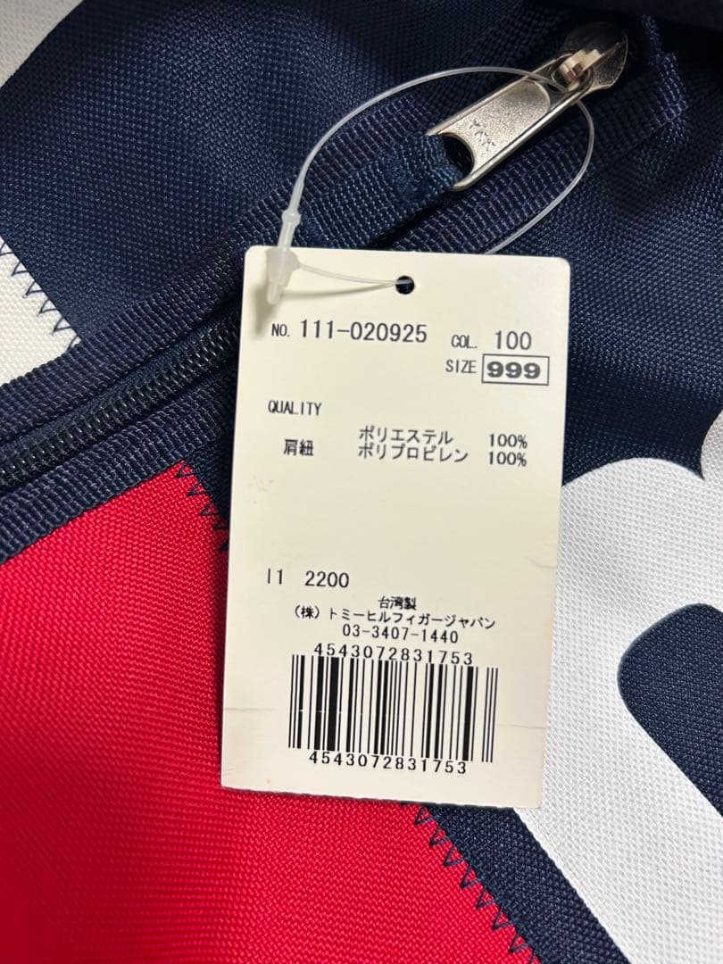 【新品】  トミーヒルフィガー　ドラムバッグ