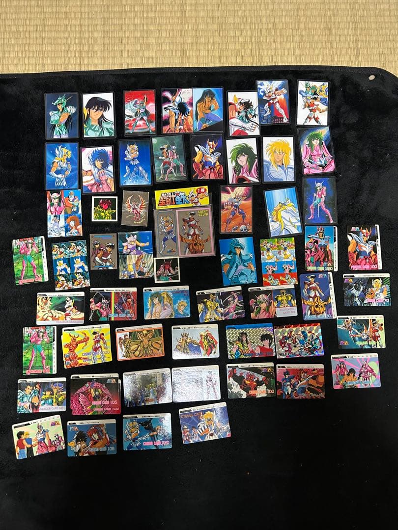 聖闘士星矢 PPカード　ラミネートカード　シール　当時物　レトロ