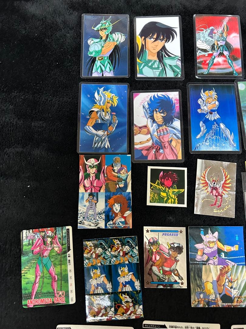 聖闘士星矢 PPカード　ラミネートカード　シール　当時物　レトロ