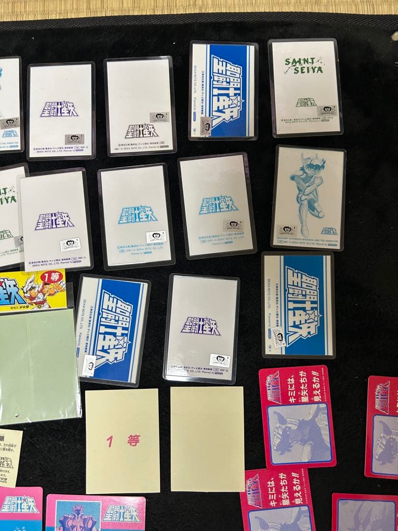 聖闘士星矢 PPカード　ラミネートカード　シール　当時物　レトロ