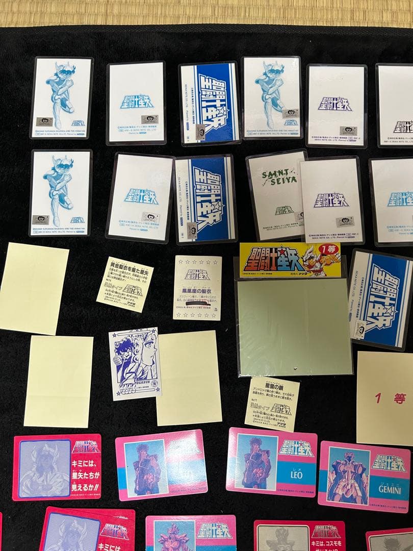 聖闘士星矢 PPカード　ラミネートカード　シール　当時物　レトロ