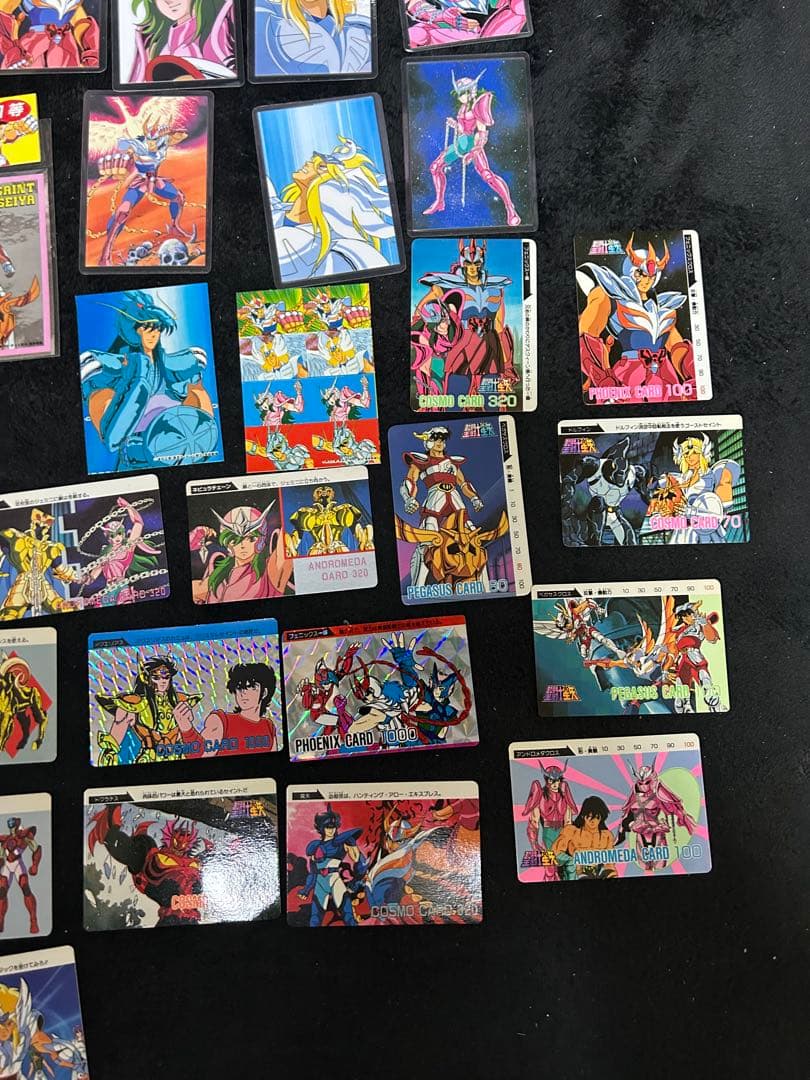 聖闘士星矢 PPカード　ラミネートカード　シール　当時物　レトロ