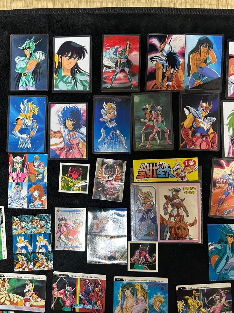 聖闘士星矢 PPカード　ラミネートカード　シール　当時物　レトロ
