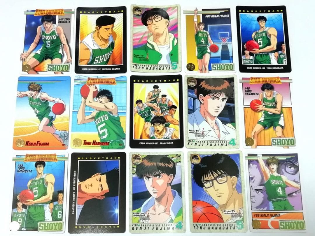 【バラ売り可能】藤真 花形 １４枚 スラムダンク SLAMDUNK カードダス