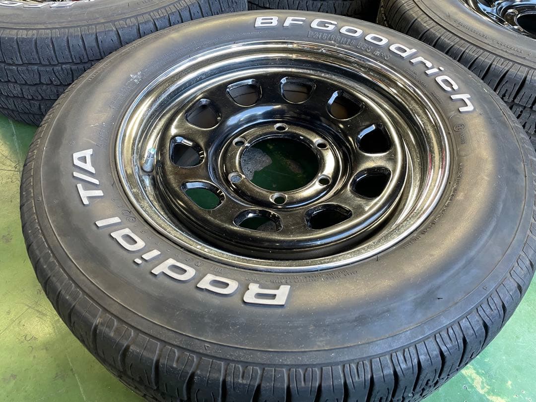 デイトナ グッドリッチ ハイエース 215/65R15 6H 4本 7J＋35