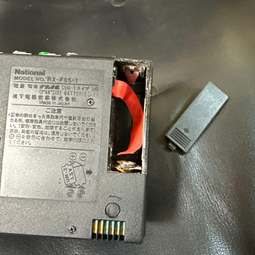National ラジカセ RX- F85-2 分離型　 昭和レトロ　ジャンク