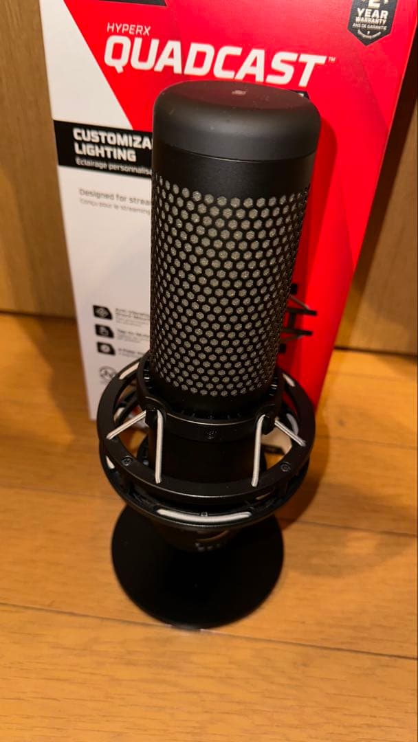マイクHyperX QuadCast S 黒