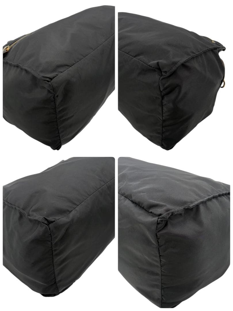 【美品】フェリージ ボストンバッグ 2way 大容量 ブラック　P4