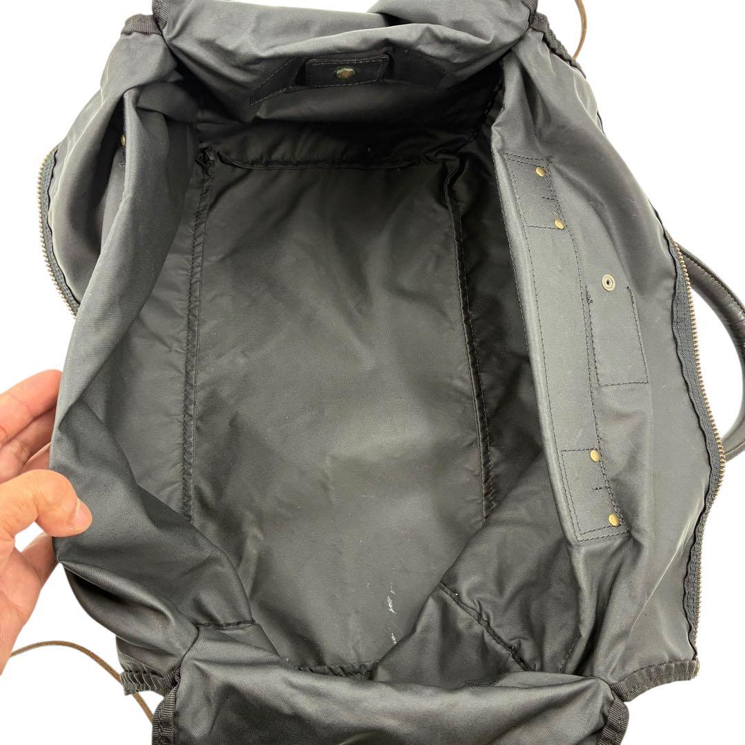 【美品】フェリージ ボストンバッグ 2way 大容量 ブラック　P4