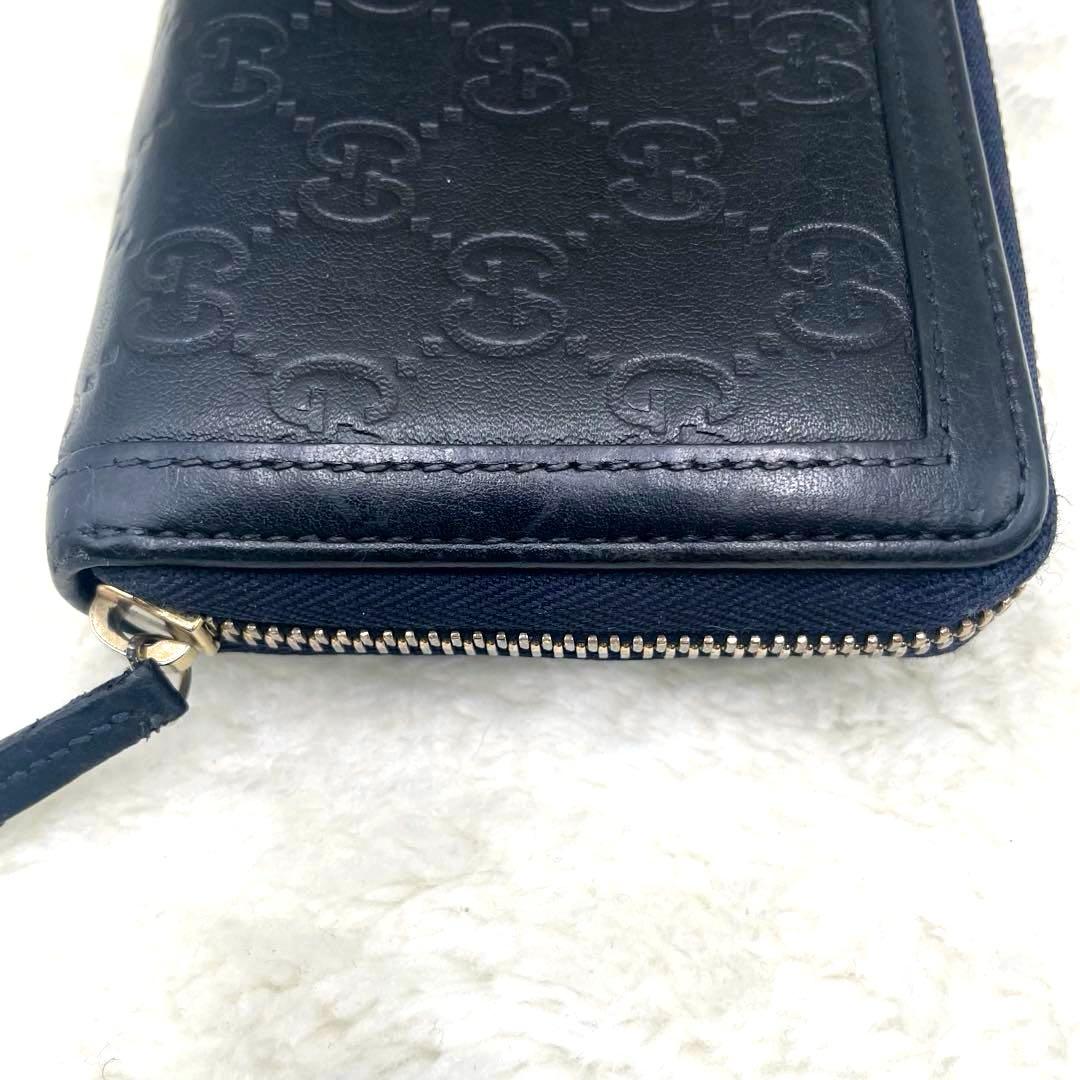 美品 グッチ GUCCI 長財布 スーキー インターロッキング シマ GG