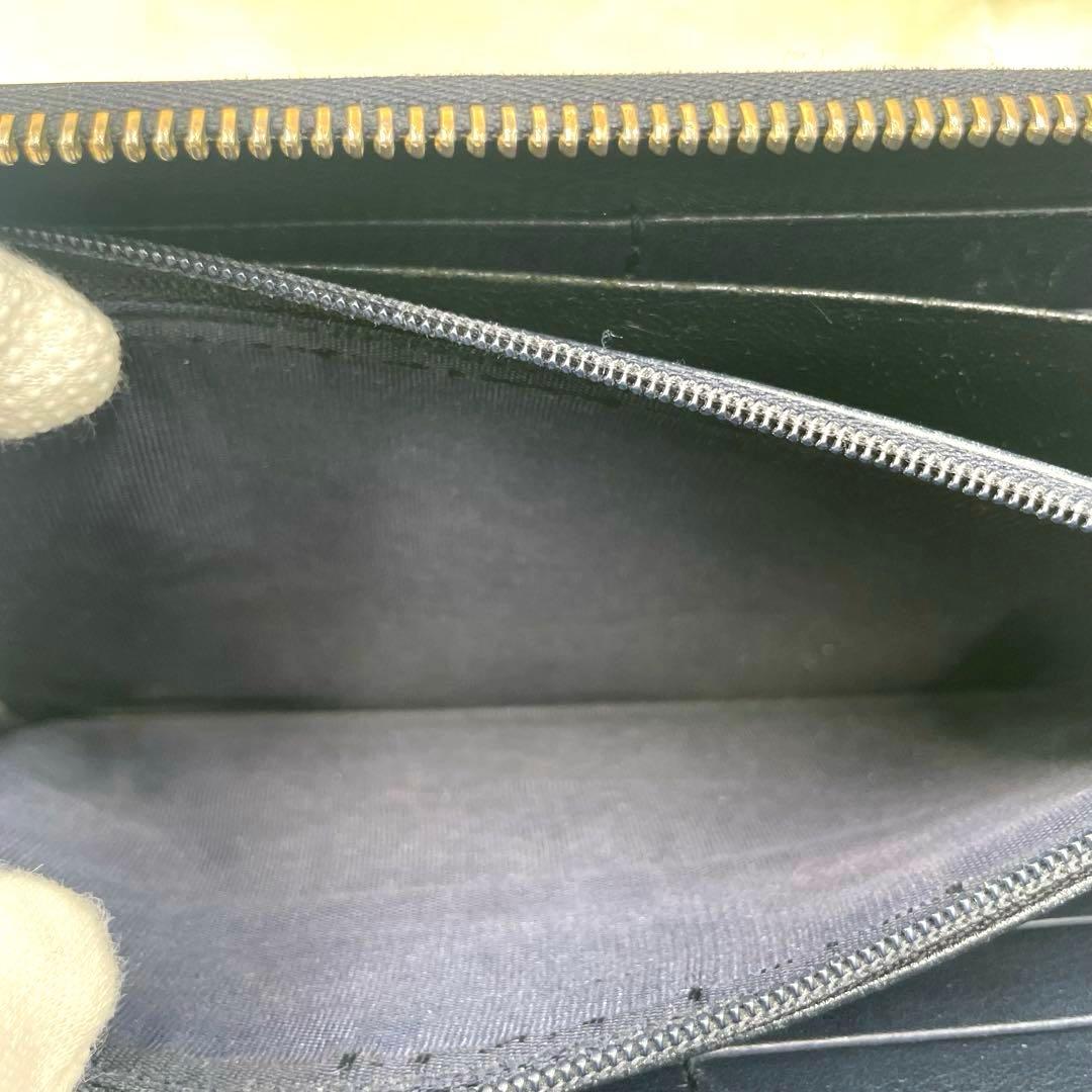 美品 グッチ GUCCI 長財布 スーキー インターロッキング シマ GG