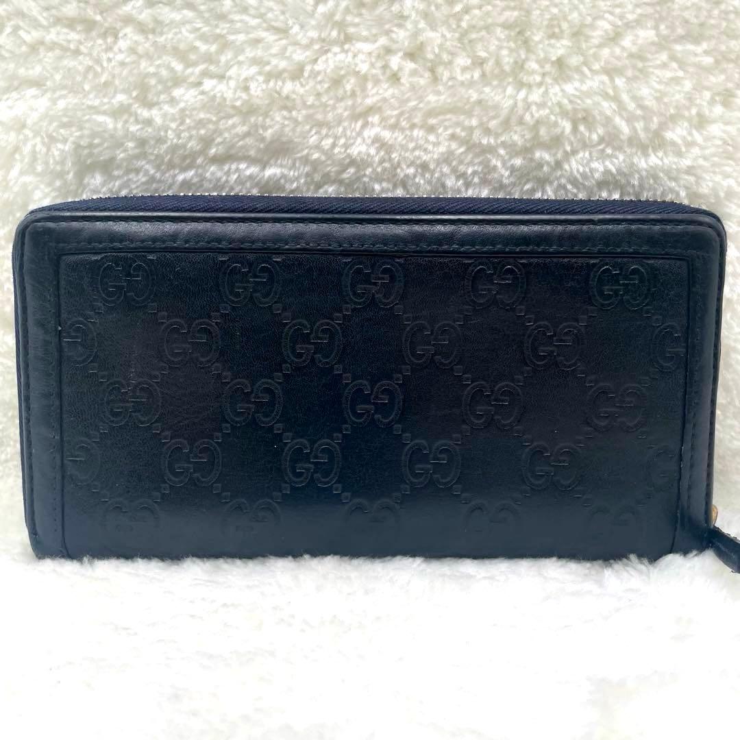 美品 グッチ GUCCI 長財布 スーキー インターロッキング シマ GG