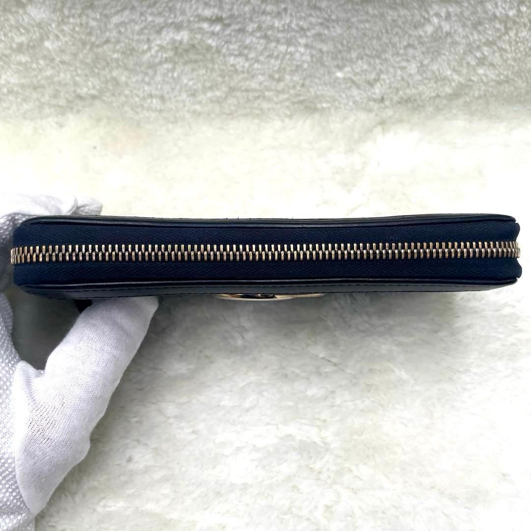 美品 グッチ GUCCI 長財布 スーキー インターロッキング シマ GG