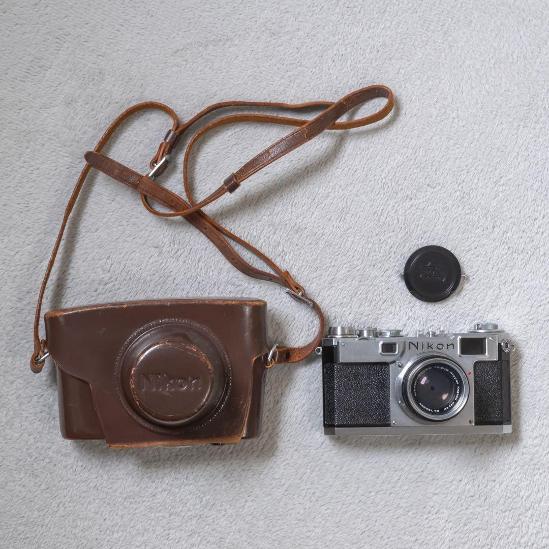 【ケース付き】 Nikon S2 前期型 NIKKOR 5cm F2