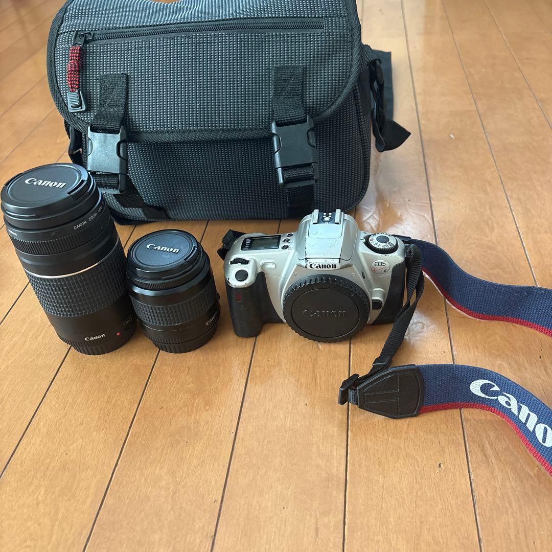 フイルム 一眼レフカメラ Canon EOS kiss3 レンズ 標準 望遠 付