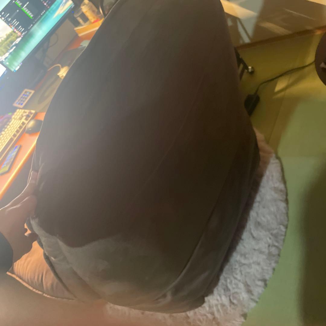 ブラウン電動リクライニングソファ