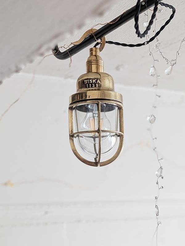 K*y様 ビンテージ WISKA マリンランプ2 工業系 船舶 カフェ