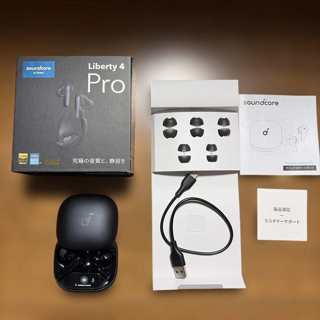 【美品】Anker/Liberty 4 Pro ワイヤレスイヤホン 片耳