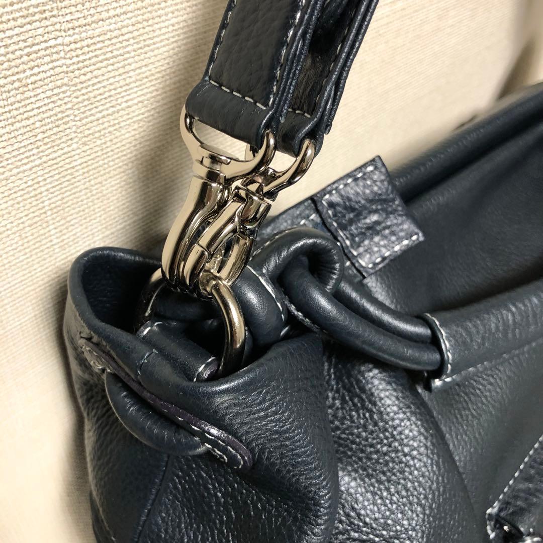 Kitamura キタムラ　横浜本町　本革　牛革　ショルダーバッグ　ハンドバッグ