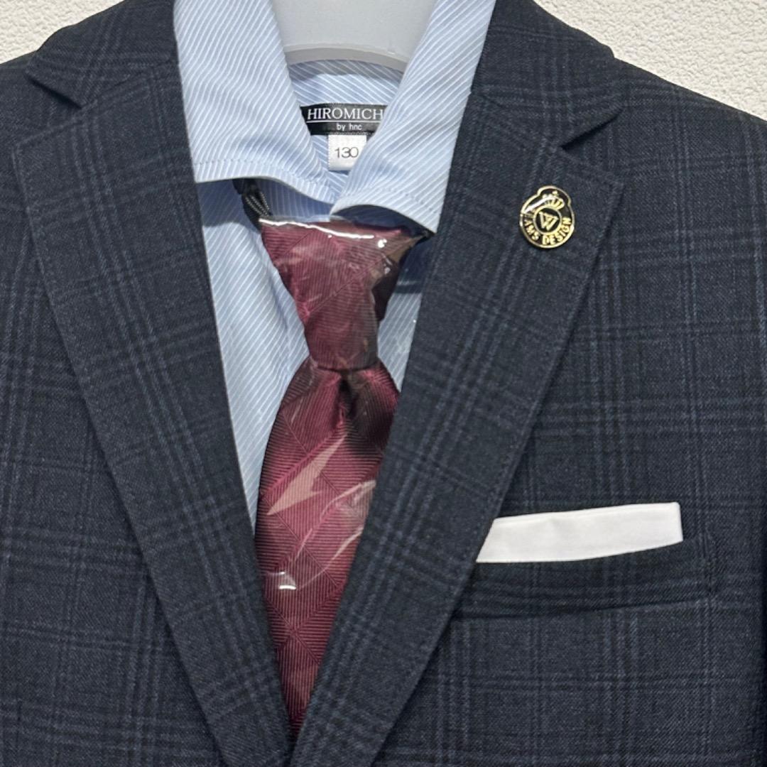 ワルツビームスデザイン他　卒園入学式　フォーマルセット　130【匿名配送】