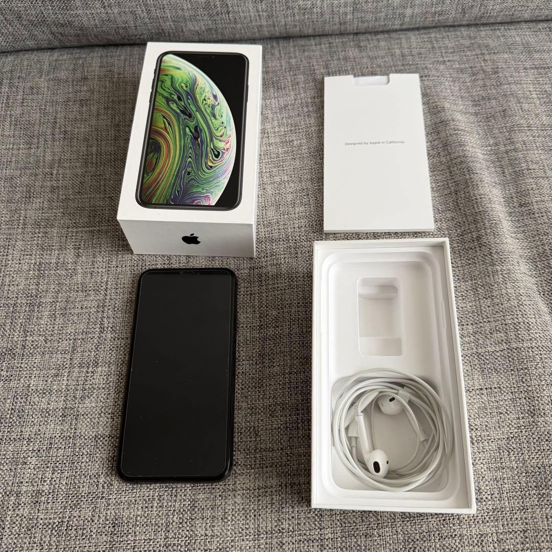iPhone XS 512GB ケース&イヤホン&箱付き