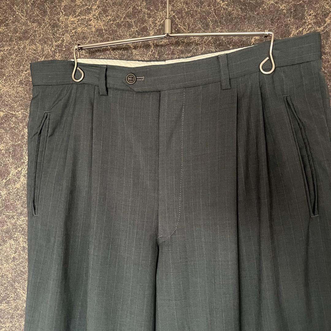 90s Giorgio Armani ストライプスラックス