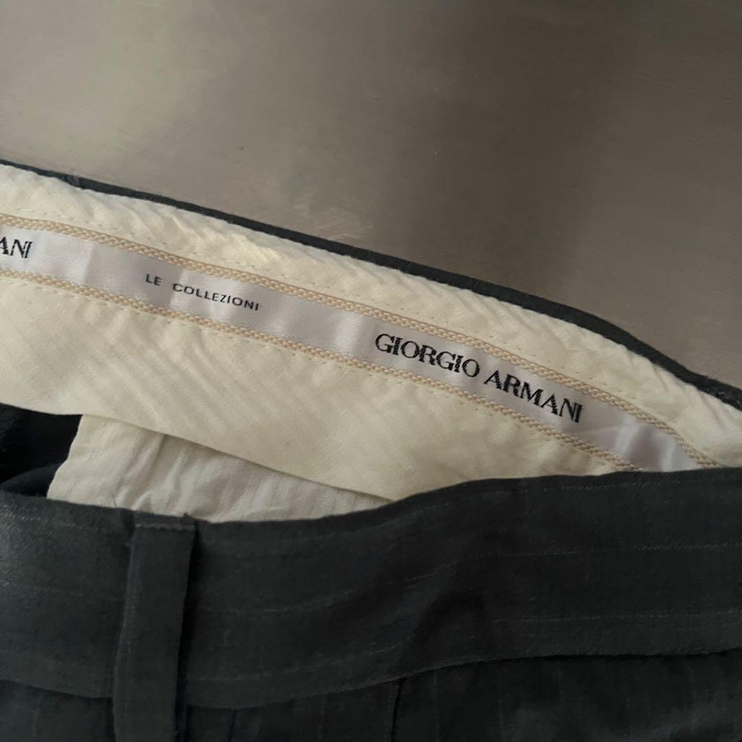 90s Giorgio Armani ストライプスラックス