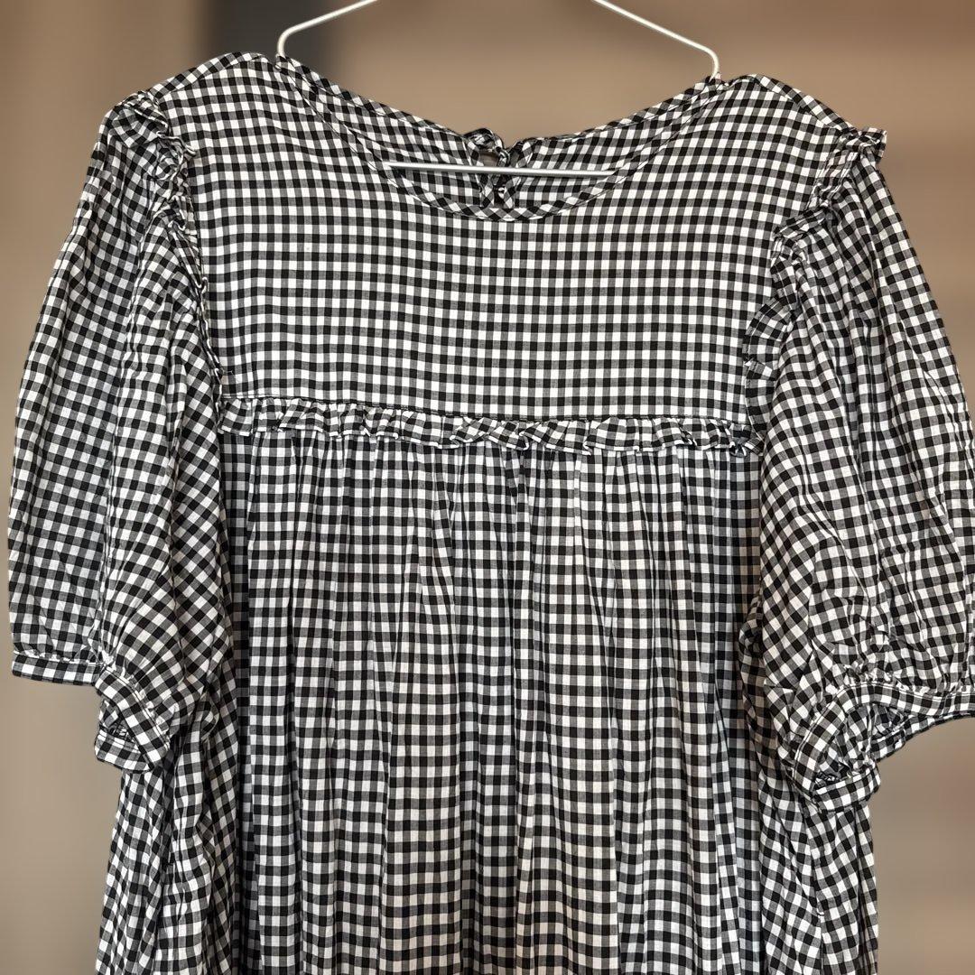 yukiemon ユキエモン　ギンガムチェッククローバーワンピース　3L