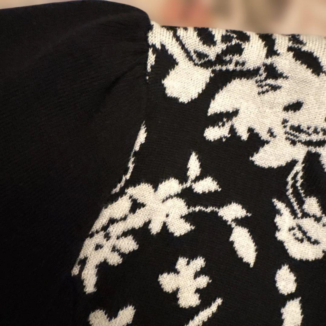 Super Beauty ❣️花柄長袖ワンピース 42新品未使用