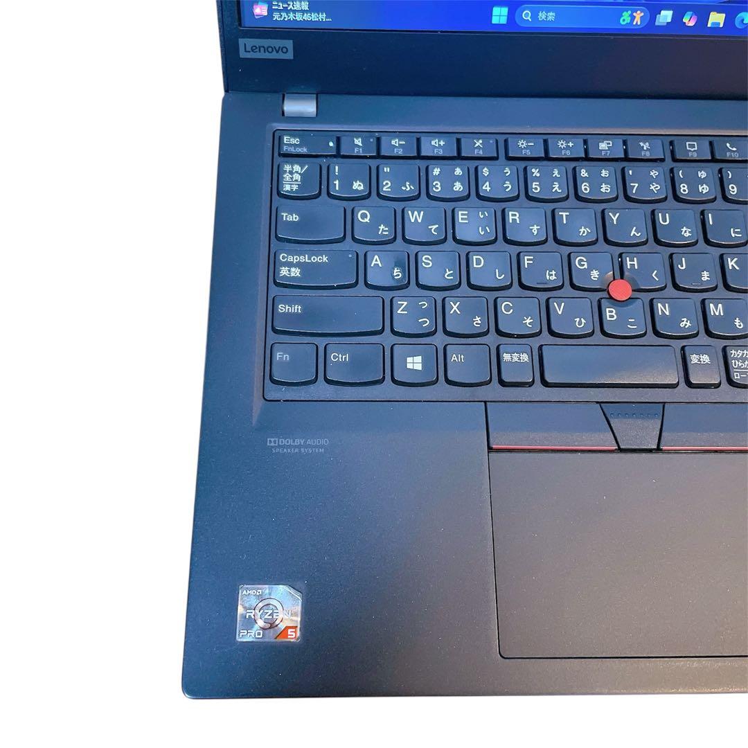 バッテリー良好Lenovo ThinkPad Gen1 Ryzen5 FHD