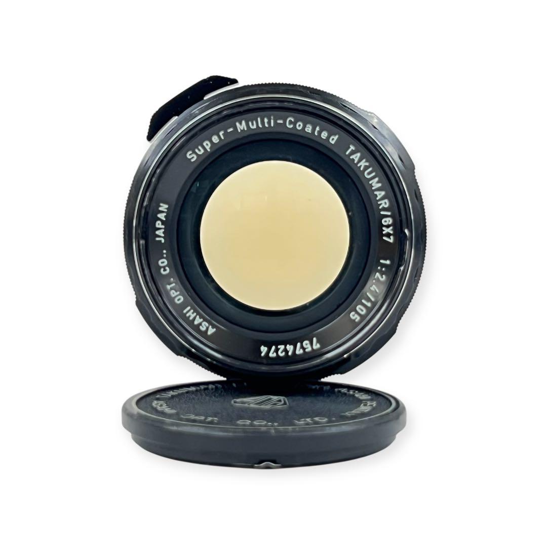 PENTAXペンタックス 6×7 F2.4 105mm 中判カメラ 木製グリップ