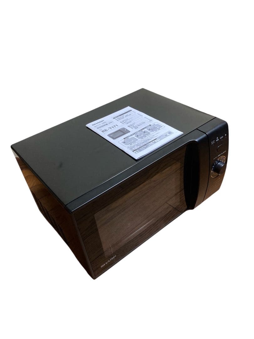 25年製シャープ 電子 レンジ 単機能 フラット テーブル RE-T171-B