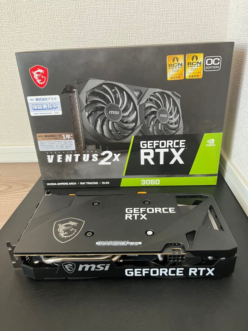 グラフィックボード・グラボ・ビデオカード MSI GeForce RTX 3060 Ventus 2X 12GB